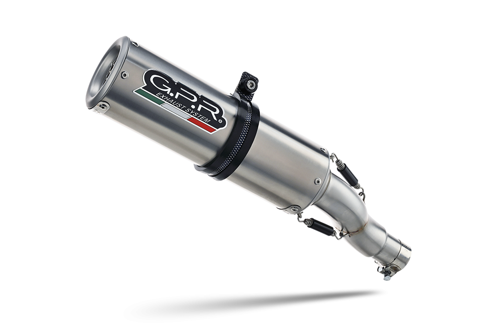 Exhaust compatible with Suzuki SV650 SV650S 1999-2002, M3 Inox , Mid-Full system exhaust including removable db killer 