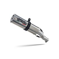 GPR exhaust compatible with Kawasaki Versys 650 2006-2014, M3 Inox , Homologated legal slip-on exhaust including removable db killer and link pipe 
