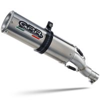 Exhaust compatible with Suzuki V-Strom 650 2017-2020, M3 Inox , Mid-Full system exhaust including removable db killer 