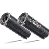 Exhaust compatible with Triumph Speed Triple 1050 R - S 2016-2020, M3 Poppy , Dual slip-on including removable db killers and link pipes, EPA-compliant 