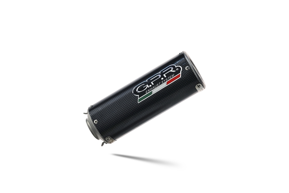 Exhaust compatible with Triumph Speed Triple 1050 R - S 2016-2020, M3 Poppy , Dual slip-on including removable db killers and link pipes, EPA-compliant 