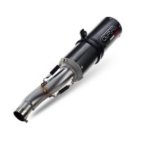 Exhaust compatible with Triumph Speed Triple 1050 R - S 2016-2020, M3 Poppy , Dual slip-on including removable db killers and link pipes, EPA-compliant 