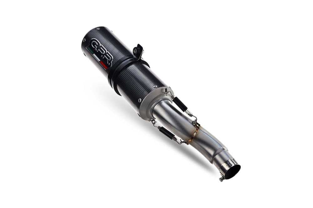Exhaust compatible with Triumph Trident 660 2021-2024, M3 Poppy , Full system exhaust, including removable db killer 