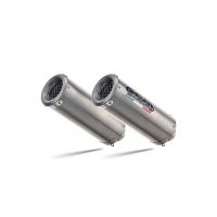 GPR exhaust compatible with Ducati 749 2003-2007, M3 Titanium Natural, Dual Homologated legal slip-on exhaust including removable db killers and link pipes 