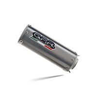 Exhaust compatible with Triumph Trident 660 2021-2024, M3 Titanium Natural, Full system exhaust, including removable db killer 