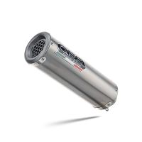 Exhaust compatible with Aprilia Tuono V4 1100 - Rr - Factory 2015-2016, M3 Titanium Natural, Slip-on exhaust including removable db killer and link pipe, not EPA-compliant 