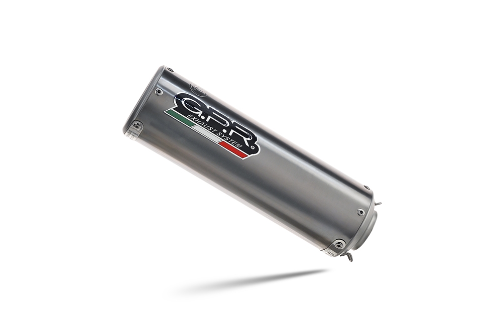 Exhaust compatible with Ducati 748 - S - SP - SPS - R - RS 1995-2002, M3 Titanium Natural, Dual slip-on including removable db killers and link pipes, EPA-compliant 