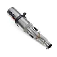 Exhaust compatible with Triumph Trident 660 2021-2024, M3 Titanium Natural, Full system exhaust, including removable db killer 