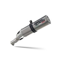 GPR exhaust compatible with Bmw R Nine-T 1200  2017-2023, M3 Titanium Natural, Homologated legal slip-on exhaust including removable db killer and link pipe 