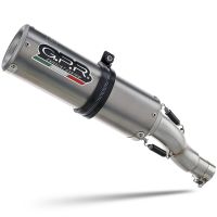 Exhaust compatible with Benelli Bn 302 S 2015-2016, M3 Titanium Natural, Slip-on exhaust including removable db killer and link pipe, EPA-compliant 