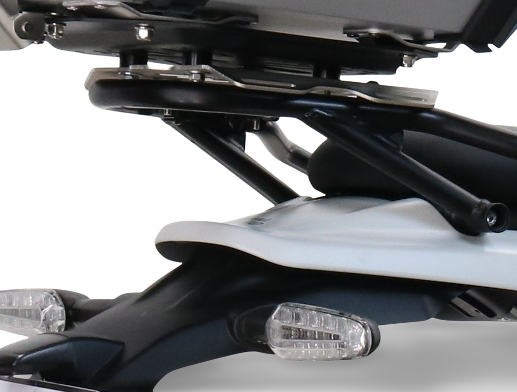 GPR TECH compatible with  Royal Enfield Himalayan 450 2024/2025 e5 Plus GPR TECH Specific fitting plate Top Case ALPITECH 35 LT compatible with original luggage rack,stainless steel made with 4 anchor points