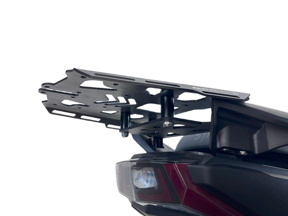 Roof rack GPR TECH compatible with  Sym ADX 300 2024/2026 e5 Plus GPR TECH Specific rear rack Top Case ALPITECH 26 > 35 LT Rear rack,stainless steel made with 4 anchor points