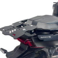 Roof rack GPR TECH compatible with  Sym ADX TG 400 2024/2026 e5 Plus GPR TECH Specific rear rack Top Case ALPITECH 26 > 35 LT Rear rack,stainless steel made with 4 anchor points