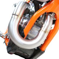 GPR exhaust compatible with  Gas Gas EW 500F 2024-2025, Pentacross Inox, Full system exhaust, including removable db killer/spark arrestor 
