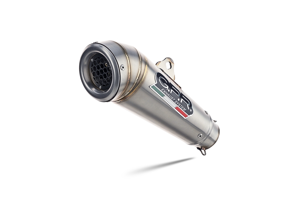 Exhaust compatible with Triumph Speed 400 2023-2025, Powercone Evo, Slip-on exhaust including removable db killer and link pipe, EPA-compliant 