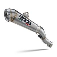 Exhaust compatible with Triumph Speed 400 2023-2025, Powercone Evo, Slip-on exhaust including removable db killer and link pipe, EPA-compliant 