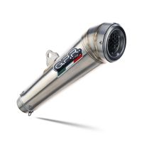 Exhaust compatible with Bmw F700GS 2011-2015, Powercone Evo, Slip-on exhaust including removable db killer and link pipe, EPA-compliant 