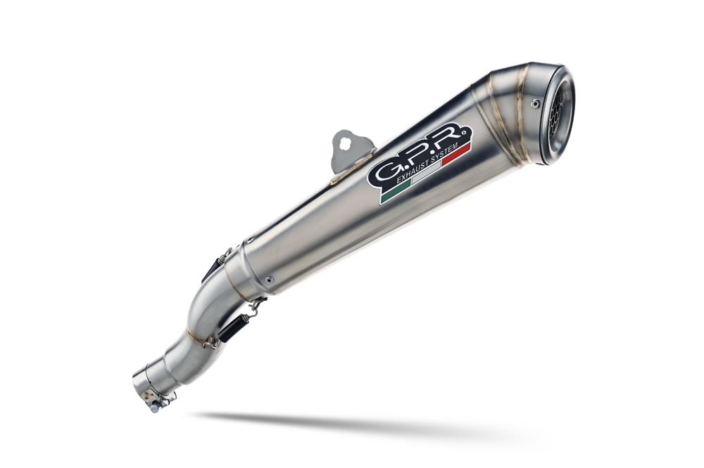 Exhaust compatible with Royal Enfield Continental 650 2021-2024, Powercone Evo, Dual slip-on exhausts including removable db killers and link pipes 