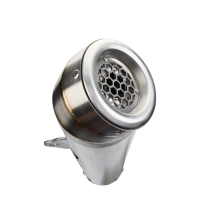Exhaust compatible with Yamaha XSR700 2021-2024, Powercone Evo, Full system exhaust, including removable db killer 