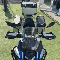 GPR TECH compatible with  BMW R 1300 GS Adventure 2023/2025 GPR TECH Triptych kit made in silver color, with Top case 35 Lt + Side Cases 38 Lt + 38 Lt + general black rack holder Top case capacity 35 Lt + side cases capacity 38 LT. + 38 LT.