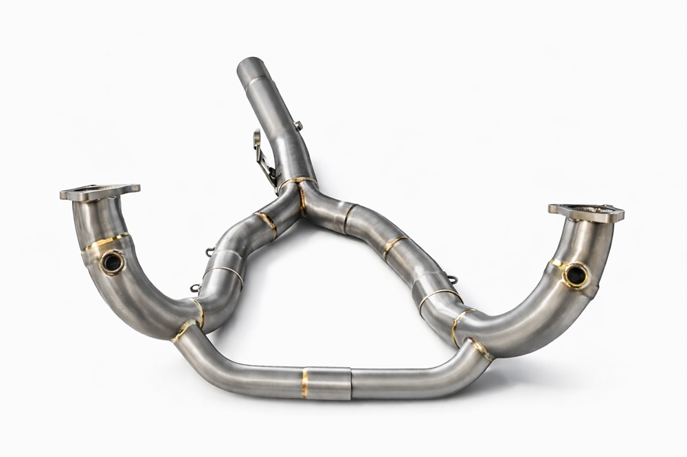 GPR exhaust compatible with Bmw R 1300 GS Adventure 2024-2026, Decatalizzatore Inox, Stainless steel Decat pipe 