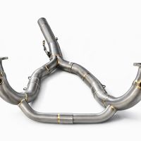 GPR exhaust compatible with Bmw R 1300 GS Adventure 2024-2026, Decatalizzatore Inox, Stainless steel Decat pipe 