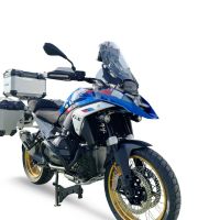 GPR TECH compatible with  BMW R 1300 GS 2023/2025 GPR TECH Triptych kit made in silver color, with Top case 45 Lt + Side Cases 38 Lt + 38 Lt + general black rack holder Top case capacity 45 Lt + side cases capacity 38 LT. + 38 LT.