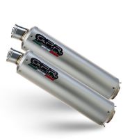 GPR exhaust compatible with Ducati Monster S2R  2004-2007, Inox Tondo, Dual racing slip-on exhaust including link pipes 