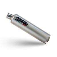 GPR exhaust compatible with Kawasaki ZX-7R 2001-2002, Inox Tondo, Homologated legal bolt-on silencer including removable db killer 