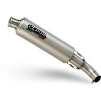 GPR exhaust compatible with Ducati Monster S2R  2004-2007, Inox Tondo, Dual racing slip-on exhaust including link pipes 