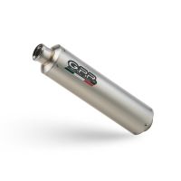 GPR exhaust compatible with Honda Cbr 900 Rr 2000-2003, Inox Tondo, Homologated legal bolt-on silencer including removable db killer 