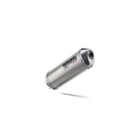 GPR exhaust compatible with Aprilia Mana 850 Gt 2007-2016, Satinox, Homologated legal mid-full system exhaust including removable db killer 