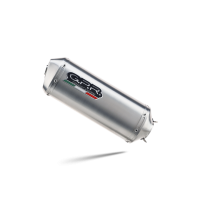 Exhaust compatible with Yamaha Tracer 7 2021-2024, Satinox , Full system exhaust, including removable db killer 