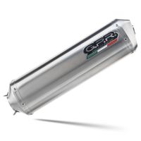 Exhaust compatible with Bmw F650GS 2000-2003, Satinox , Slip-on exhaust including removable db killer and link pipe, EPA-compliant 