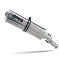 Exhaust compatible with Triumph Tiger 900 GT / Pro / Rally Pro 2024-2025, Satinox , Slip-on exhaust including removable db killer and link pipe, not EPA-compliant 
