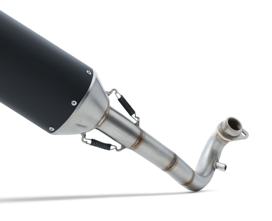 GPR exhaust compatible with Aprilia Sportcity 300 Street I.E. 2008-2013, Furore-X Scooter, Homologated legal full system exhaust, including removable db killer 