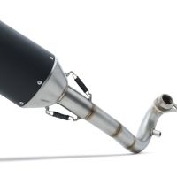GPR exhaust compatible with Aprilia Sportcity 300 Street I.E. 2008-2013, Furore-X Scooter, Homologated legal full system exhaust, including removable db killer 