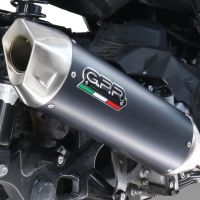 GPR exhaust compatible with Aprilia Sportcity 300 Street I.E. 2008-2013, Furore-X Scooter, Homologated legal full system exhaust, including removable db killer 