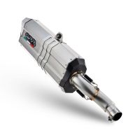Exhaust compatible with Triumph Tiger 900 GT / Pro / Rally Pro 2024-2025, Hyper Sonic Titanium, Slip-on exhaust including removable db killer and link pipe, not EPA-compliant 
