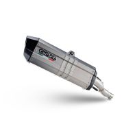 GPR exhaust compatible with Voge 900DSX 2024-2025, Hyper Sonic Titanium, Homologated legal slip-on exhaust including removable db killer and link pipe 