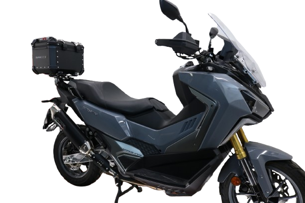 Top case GPR TECH compatible with  Bmw G 310 Gs 2017/2021 e4 GPR TECH Top case in aluminum, black color with specific plate included Capacity 26 LT.