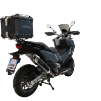 Top case GPR TECH compatible with  Bmw G 310 Gs 2017/2021 e4 GPR TECH Top case in aluminum, black color with specific plate included Capacity 35 LT.