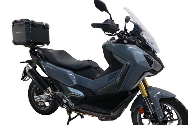 Top case GPR TECH compatible with  Bmw G 310 Gs 2017/2021 e4 GPR TECH Top case in aluminum, black color with specific plate included Capacity 26 LT.