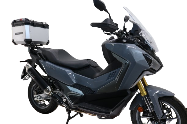 Top case GPR TECH compatible with  Bmw G 310 Gs 2017/2021 e4 GPR TECH Top case in aluminum, silver color with specific plate included Capacity 35 LT.