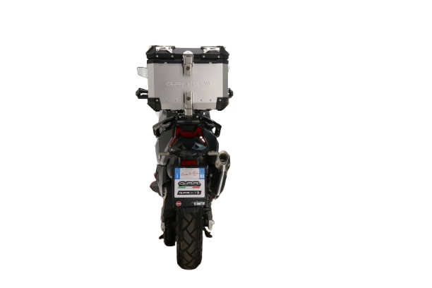 Top case GPR TECH compatible with  Bmw G 310 Gs 2017/2021 e4 GPR TECH Top case in aluminum, silver color with specific plate included Capacity 26 LT.