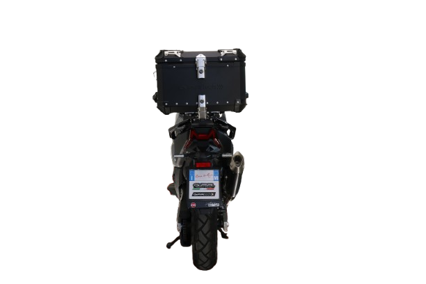 Top case GPR TECH compatible with  Bmw G 310 Gs 2017/2021 e4 GPR TECH Top case in aluminum, black color with specific plate included Capacity 45 LT.