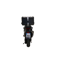 Top case GPR TECH compatible with  Sym ADX TG 400 2024/2026 e5 Plus GPR TECH Top case in aluminum, black color with specific plate included Capacity 45 LT.
