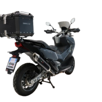 Top case GPR TECH compatible with  Bmw G 310 Gs 2017/2021 e4 GPR TECH Top case in aluminum, black color with specific plate included Capacity 45 LT.