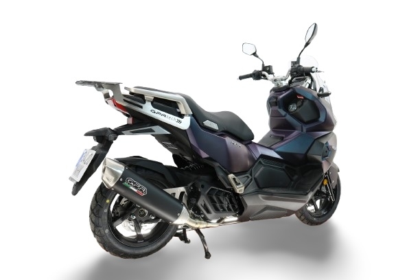 GPR exhaust compatible with Sym ADX 125 2024-2026, Furore-X Scooter, Homologated full system exhaust including removable db killer and catalyst  