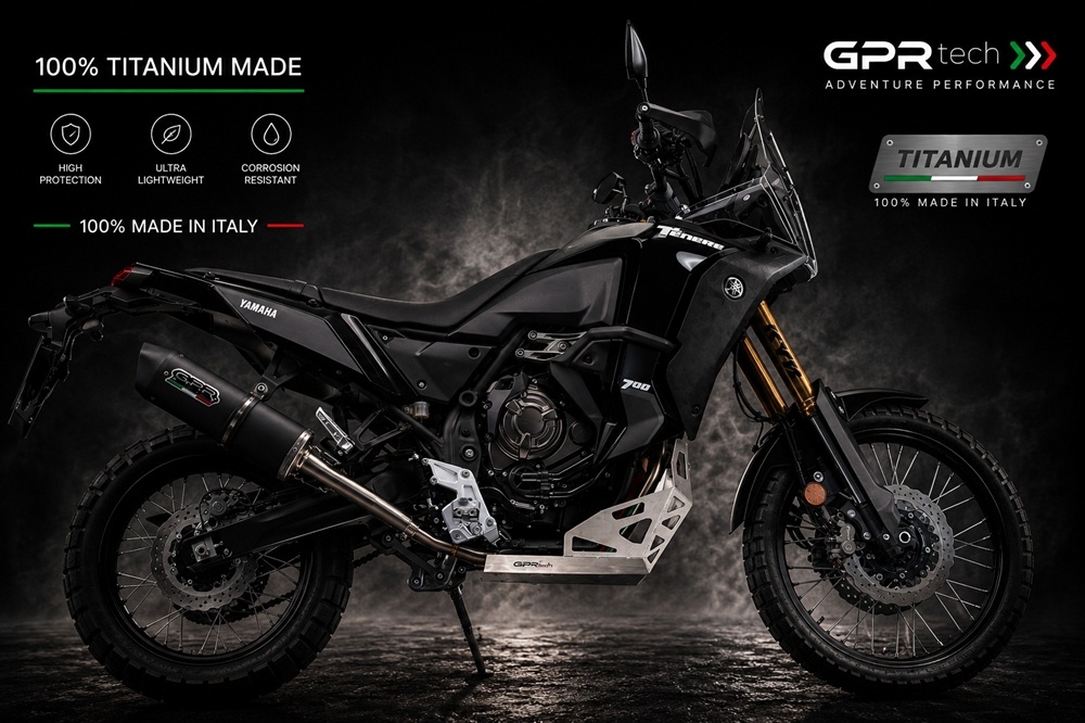 GPR TECH compatible with  Yamaha Tenere 700 2025/2026 e5 Plus GPR TECH Titanium Skid plate 